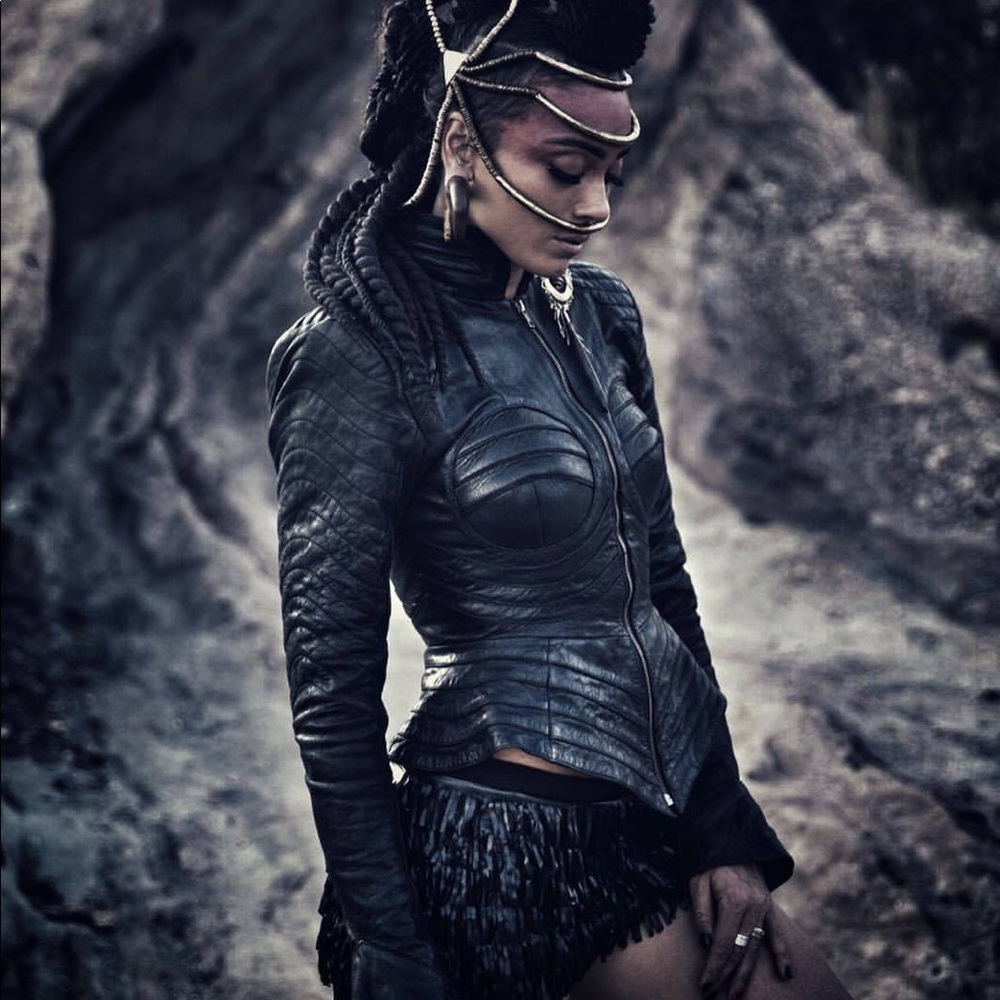 Ritual Atomica Corset Leather Jacket - Picture 14 of 15